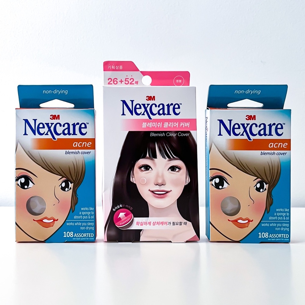 NEW 3 Packages of Nexcare Hydrocolloid Acne Patches **NB
